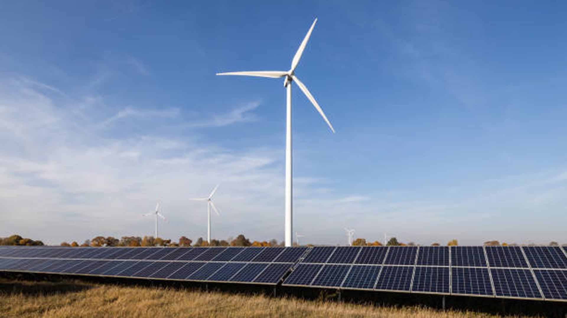 Wind turbine and solar energy